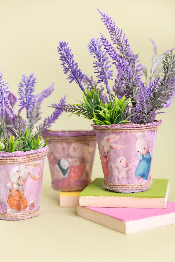 Бумага рисовая 32х22 см, 0119 Влюбленные зайчики, Love2art KPR/R