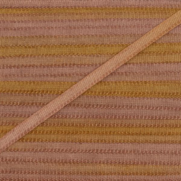 Лента (тесьма) шелковая 2.0 мм / 9.1±0.5 метров, M112 бронзовый/бл.коричневый, Gamma SRM-2