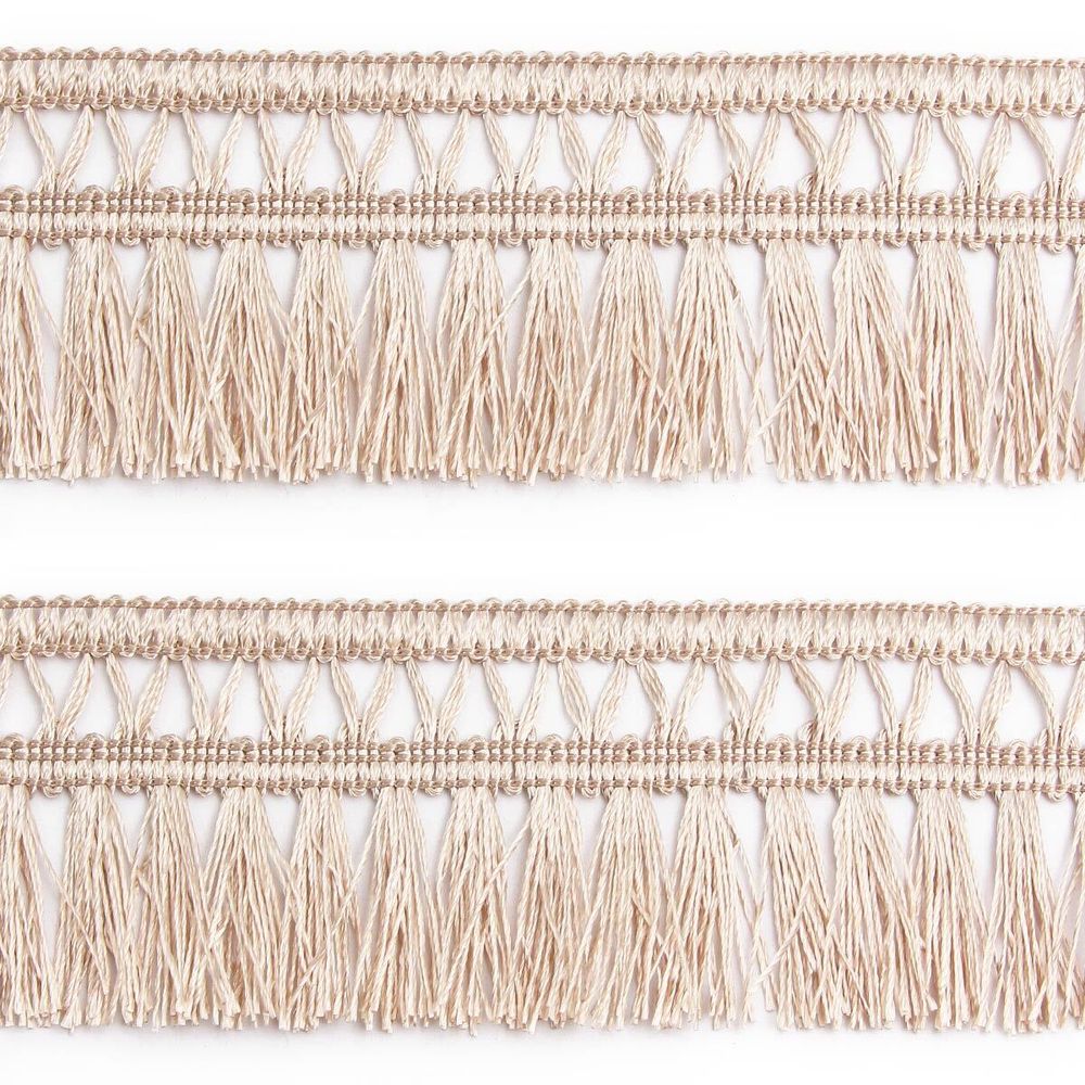 Бахрома отделочная 50.0 мм / 25 метров, кисти, а863 бежевый