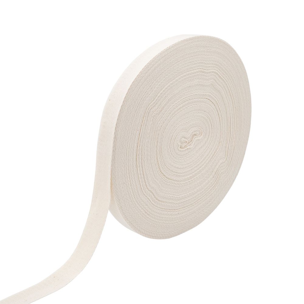 Тесьма (лента) киперная (100% х/б) 22 мм / 50 метров, 8.2 г/м, (ГР) бежевый, 07-1019/1