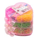 Набор для плетения из резинок Мега Набор 4000 шт, ассорти, Hobbius SLB-15