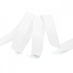 Лента репсовая (в рубчик) 15.0 мм, цв. 029 белый For Hobby, уп. 22.86м (±1м)