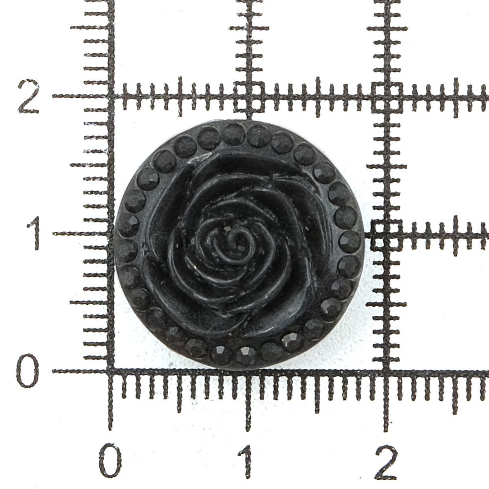 Украшения декоративные пуговицы Розочки, набор 4 цвета, 8 шт (микс 7)