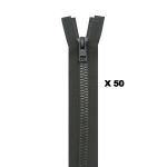 Молния трактор Arta Т6 (6 мм) 1 зам., разъем., 90 см, (2076), A237 т.хаки, НОВЫЙ МАТОВЫЙ ЗАМОК, уп.50 штук