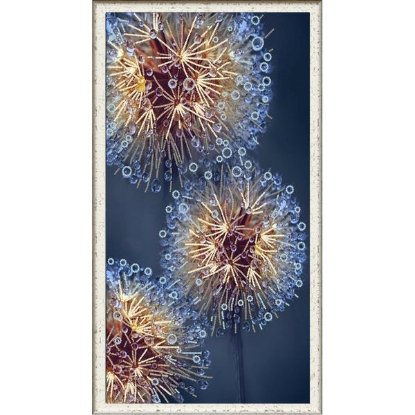 Рисунок для вышивания Конек (ткань), 8514 Искристые одуванчики 25х45 см