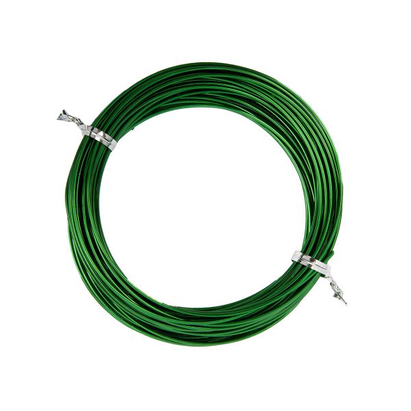 Проволока для плетения ⌀1.5 мм,±0.5 м, 25 зеленый, Промысел MM-003