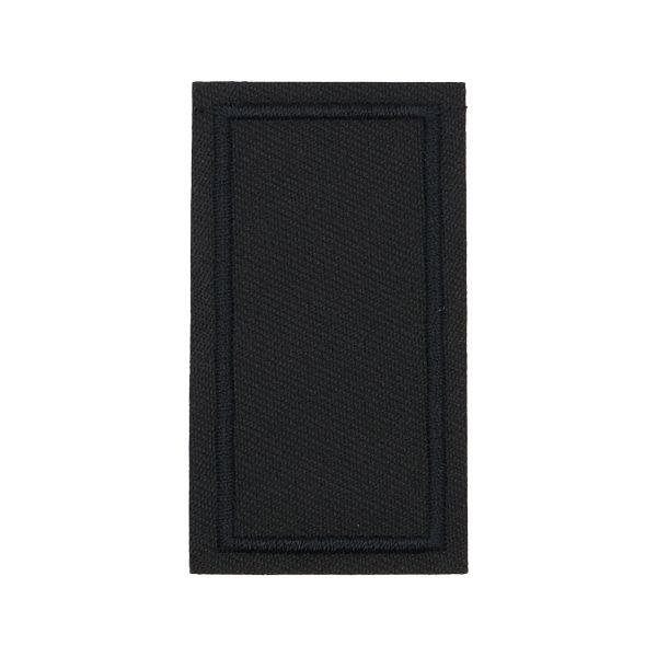 Термоаппликация прямоугольная, джинс, 65х35 мм (черный (black)), LA429, 2 шт