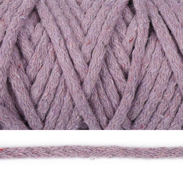 Шнур круглый х/б ⌀5.0 мм / 50 метров, 2139 сиреневый