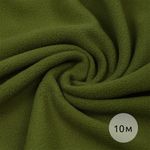Флис 2-сторонний 190 г/м², 150 см / 10 метров, TBY-0059-S888 цв.S888 оливковый