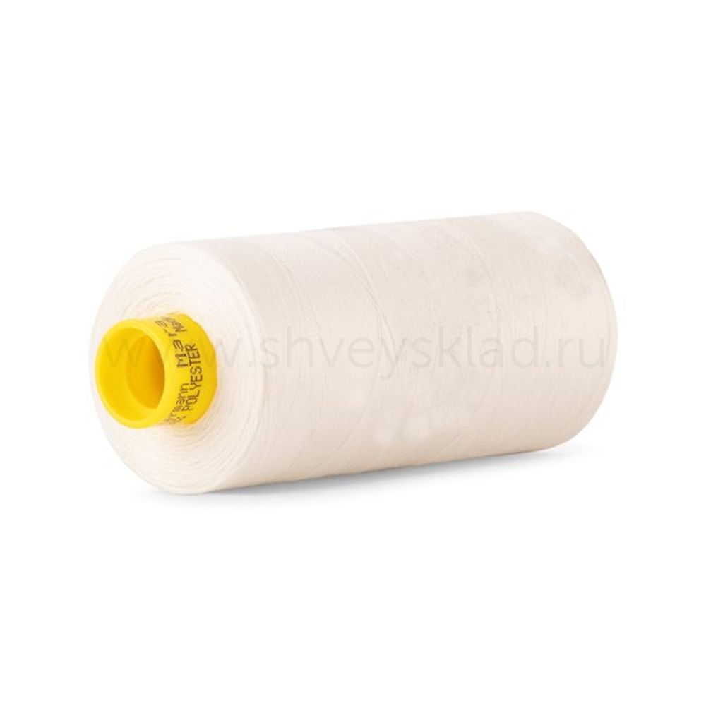 Нитка универсальная Gutermann Mara 120/2, 1000 м, 700207, 001 молочный, 1 катушка