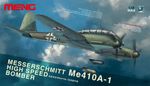 Модель сборная: самолет, Messerschmitt Me410A-1 Hight Speed Bomber 1/48, Meng LS-003