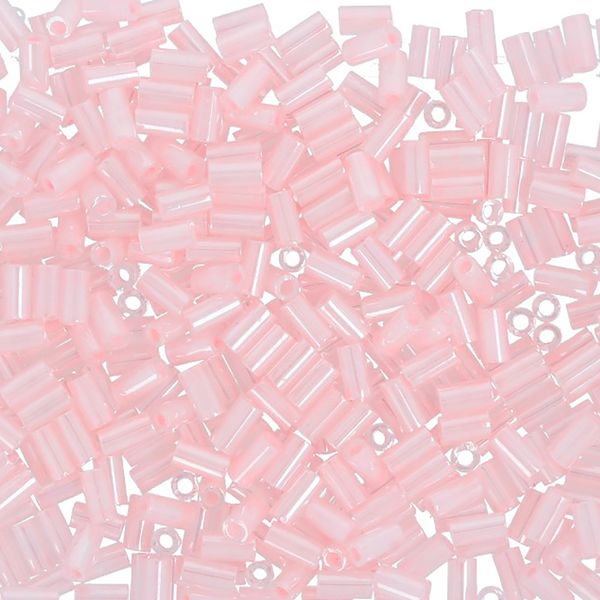 Бисер Toho Bugle 3 (3 мм), 25 г (5х5 г), 0145 св.розовый/перл