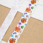 Лента репсовая (в рубчик) с принтом 25.0 мм / 22.86±1 метров, улитка, 7285