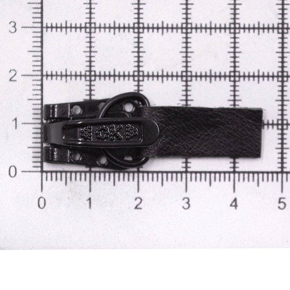 Крючок шубный PQ 45 мм, черный, PQ5201, 100 шт