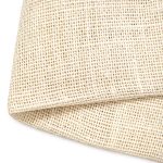 Ткань для рукоделия рогожка 100% лен 48х45см, молочный