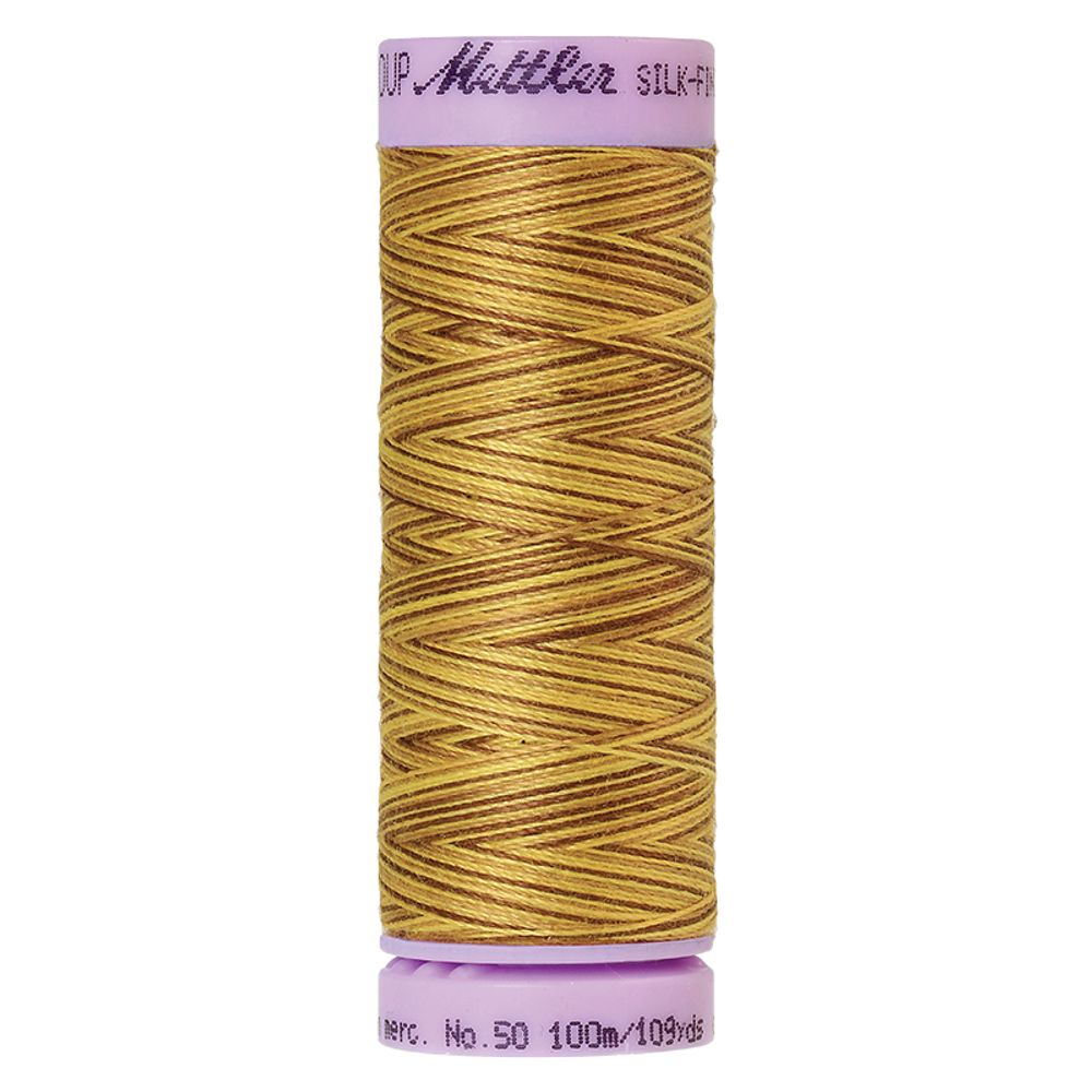 Нитки хлопковые отделочные Mettler Silk-Finish multi Cotton 50, 100 м, 9828, 5 катушек