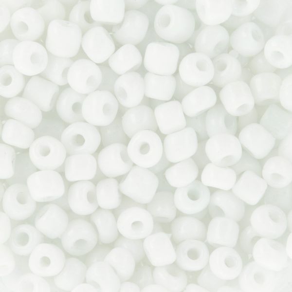 Бисер Zlatka 8/0 (2.9 мм), 100 г (10х10 г), №0041 белый, GR