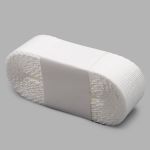 Стропа (ременная лента) 25 мм / 5х2.5 метра, толщ. 1.0 мм, [15.1 г/пог.м], 100% п/п, 1 белый