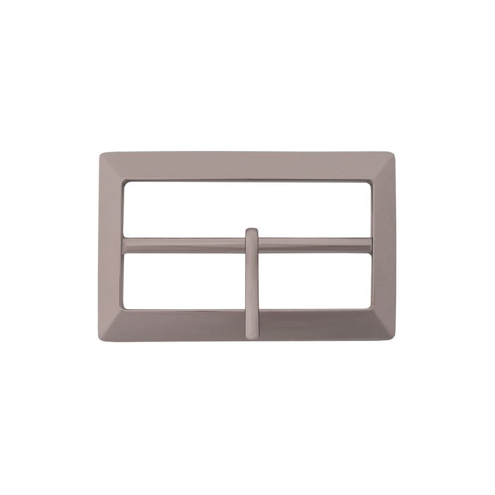 Пряжка ременная металл 50 мм, прямоугольная, олово (чер.никель), MB-155