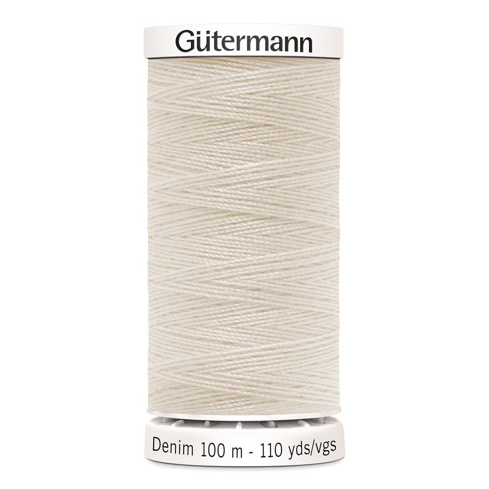 Нитки для джинсовых тканей Gutermann Denim 50, 100м, 3130, 5 катушек