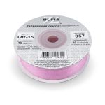 Лента капроновая (органза) 15.0 мм / 22.8±1 метра, 057 св.сиреневый, Blitz OR-15