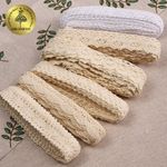 Набор вязаного кружева Kruzhevo №3 цв.микс (6 дизайнов по 4,5м)