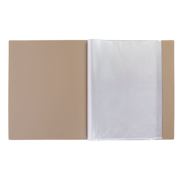 Папка с вкладышами 20 л. A4 600 мкм 20 мм, эффект 3D, 6 шт, бежевый new EC211500127, Expert Complete EC211500127