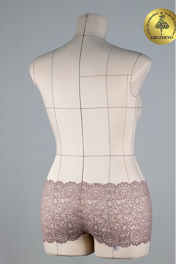 Кружево бельевое эластичное 205 мм / 3 м, YSTL00839 цв.06 капучино, Kruzhevo