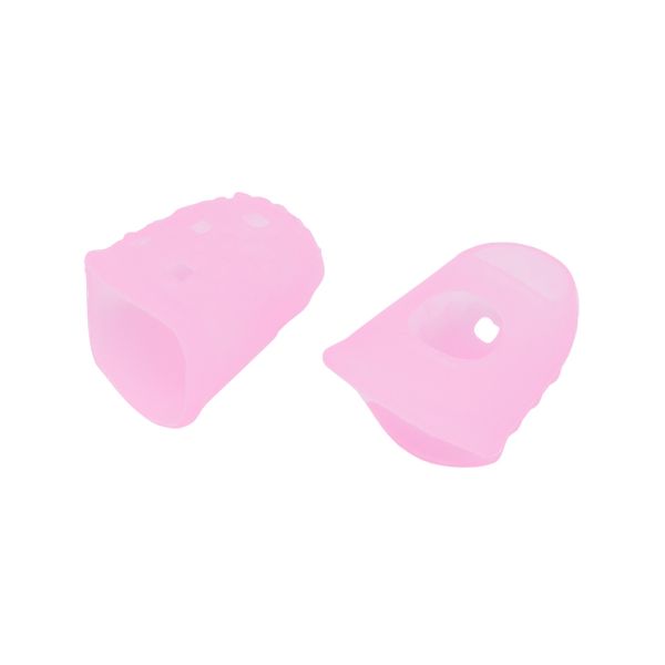 Напёрсток для шитья силиконовый 2 шт., цв.розовый, MTW218-2
