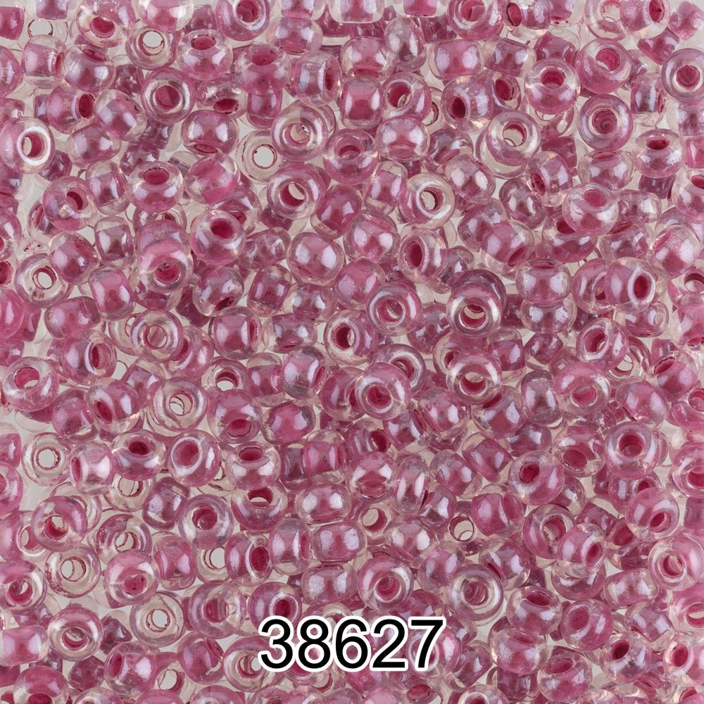 Бисер Preciosa круглый 10/0, 2.3 мм, 500 г, 38627 (Ф425) фиолетово-розовый
