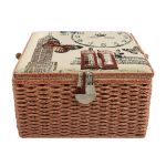 Шкатулка для швейных принадлежностей 31.5х31.5х19 см, Городские мотивы, Gamma SBJ-009