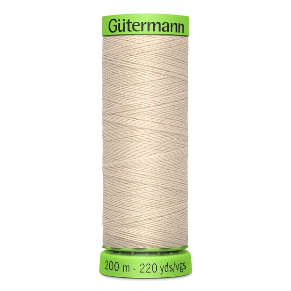 Нитки для тонких тканей Gutermann Extra Fine 150, 200м, 169 пломбир, 5 катушек