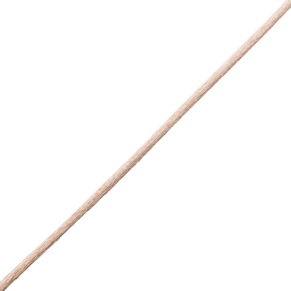 Шнур атласный корсетный ⌀2.0 мм / 45.7 метра, 66 бежевый