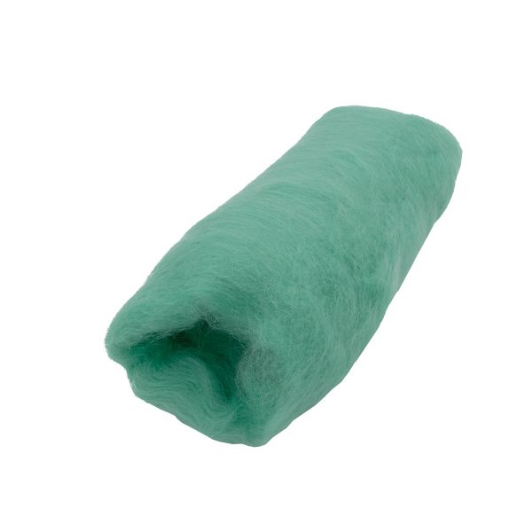 Шерсть для валяния Камтекс Кардочес п/тонкая 1х100 г (27-29 мкр), 025 мята, 558467-7