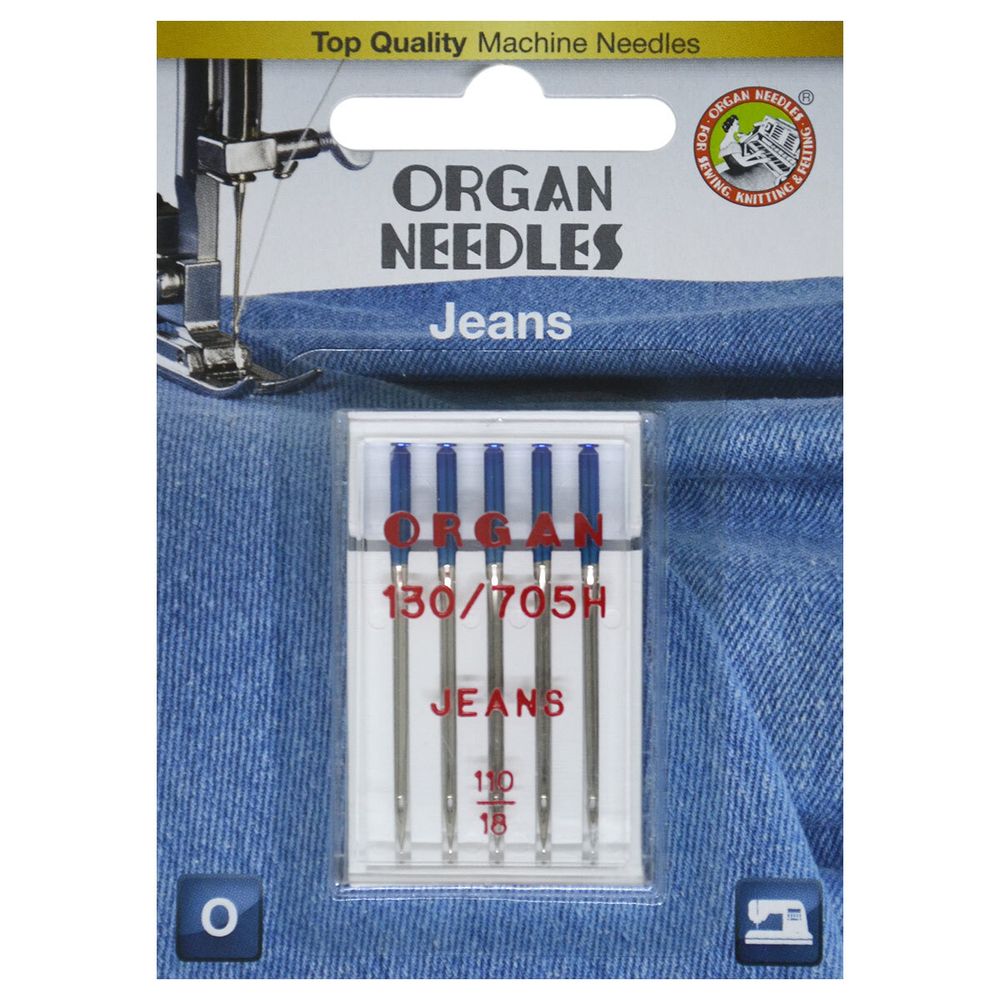 Иглы Organ джинсовые 5/110 Blister
