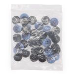 Пуговицы 4 прокола 24L (синий), 36 шт