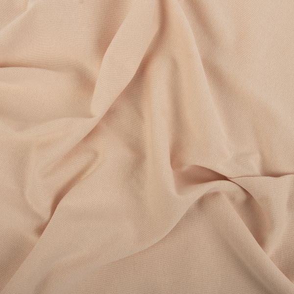 Трикотаж кукольный отрез 50х155 см, 225 г/м², 03 розовый/кремовый, Peppy DTF-01