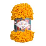 Пряжа Alize (Ализе) Puffy Fine / уп.5 мот. по 100 г, 14м, 082 желтый A