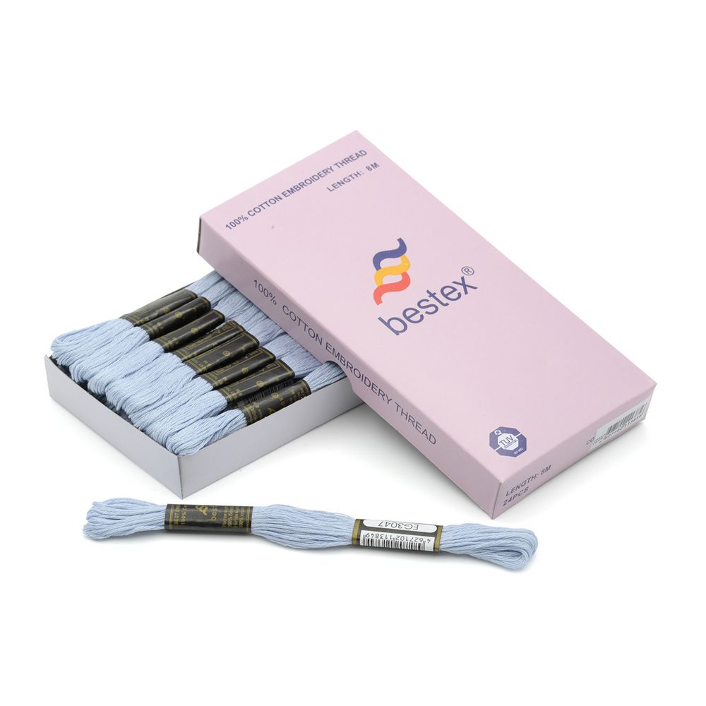 Мулине Bestex, цв.EG3047, 24 мотка по 8 метров