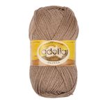 Пряжа Adelia Olivia / уп.5 мот. по 100г, 250м, 28 молочный