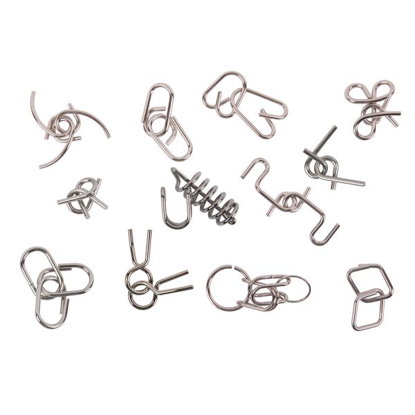 Набор металлических головоломок, 1 шт, Проверь себя №3 24 элемент, Delfbrick DLM-53