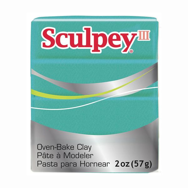 Полимерная глина 57 г, 538 жемчужно-зеленый, Sculpey S302