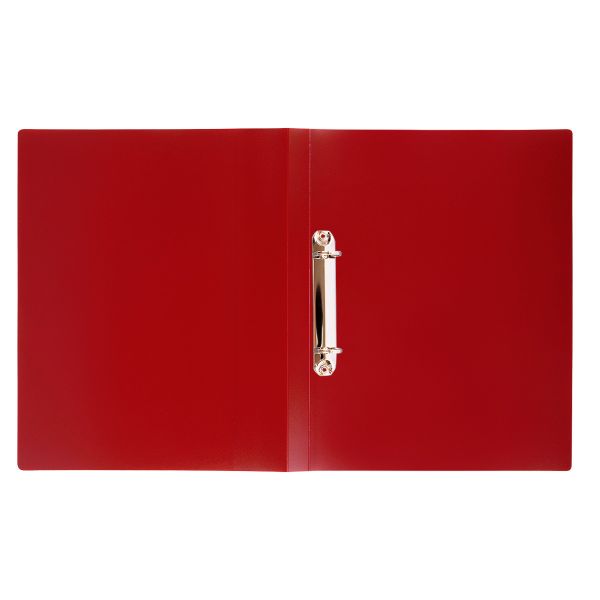 Папка на 2 О-кольцах A4 700 мкм 25 мм, волокно, 4 шт, d-20 мм, красный new EC211330004, Expert Complete