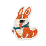 Алмазная (кристальная) мозаика Фрея, магнит Корги-озорник, 8х10 см