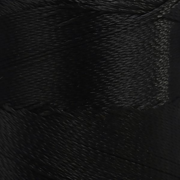 Нитки швейные капроновые 30К капрон цв.черный 200м наб.5 шт