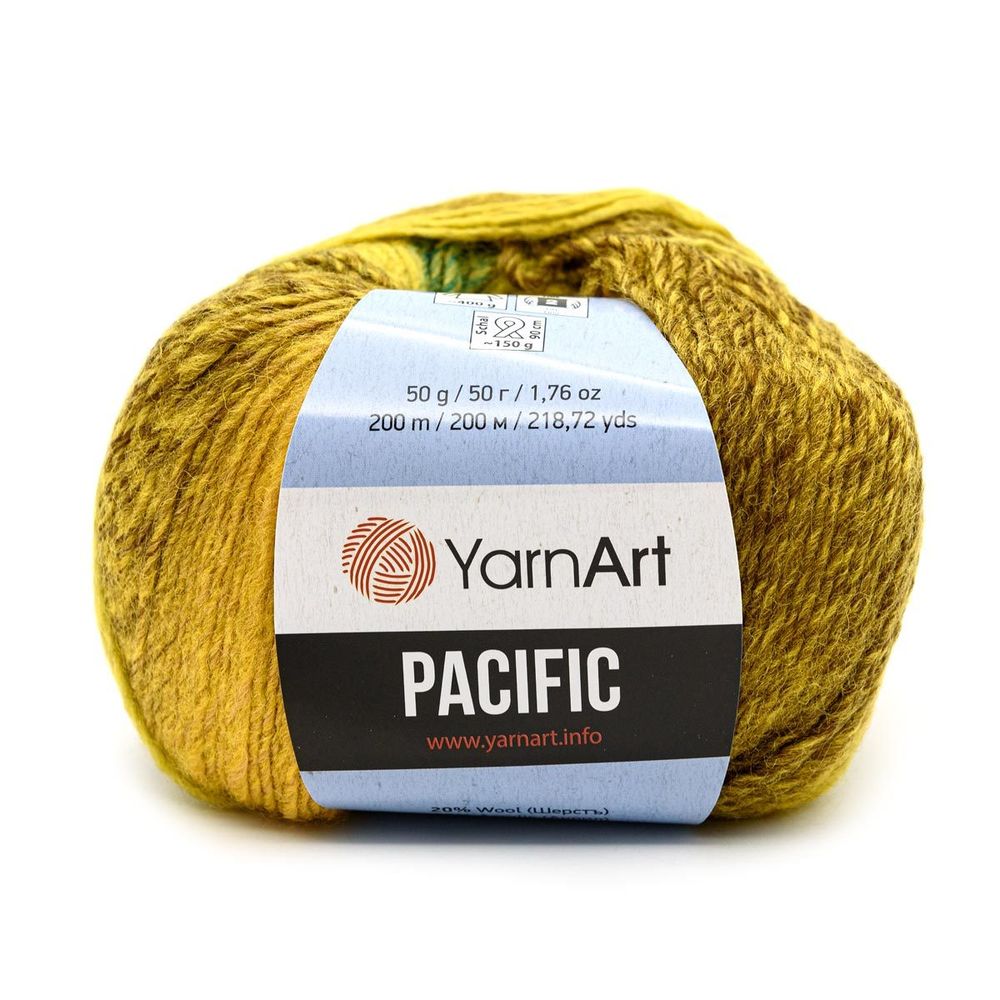 Пряжа YarnArt (ЯрнАрт) Pacific / уп.10 мот. по 50 г, 200м, 305 меланж