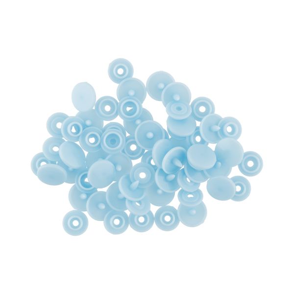 Кнопка рубашечная установочная пластик ⌀10 мм, 15 шт, 005 голубой, Micron POM-10