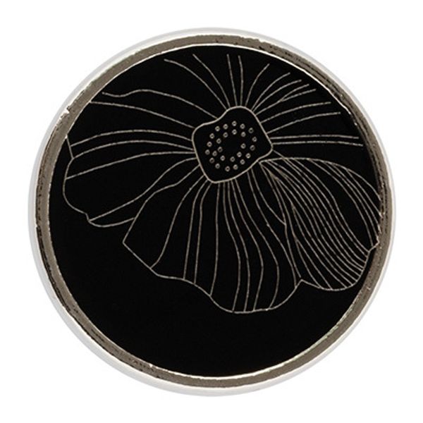 Пуговицы на ножке металл 20 мм, 6 шт, 04 никель, Blitz MB 0224