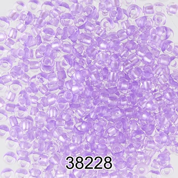 Бисер Preciosa 10/0 (2.3 мм), 500 г, 38228 (Ф361) св.фиолетовый