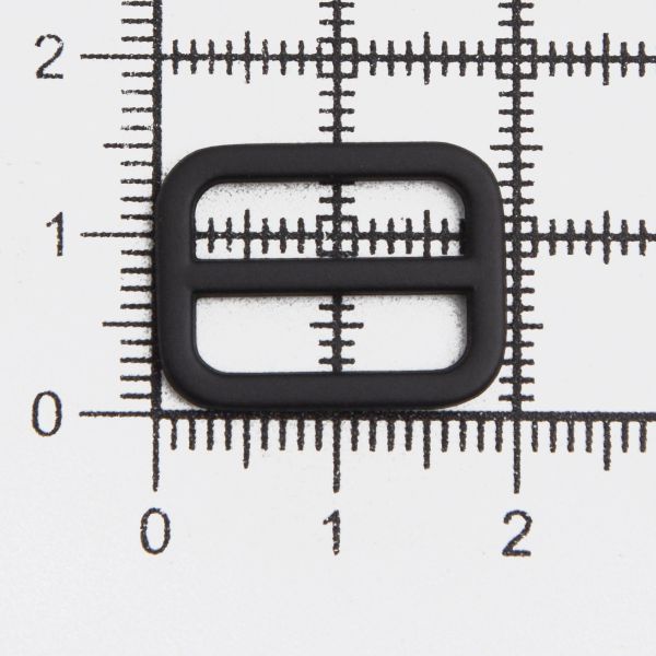 Рамка регулировочная металл литая 15 мм /19х15 мм, ⌀2 мм/, черная резина, 4 шт